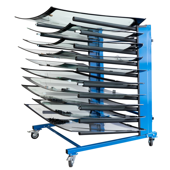 Étagère pour vitres mobile