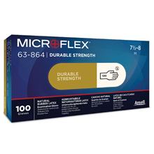 Gants latex jetables MICROFLEX 63-864