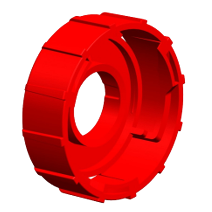 Verschluss rot zu PowerCure Pistole